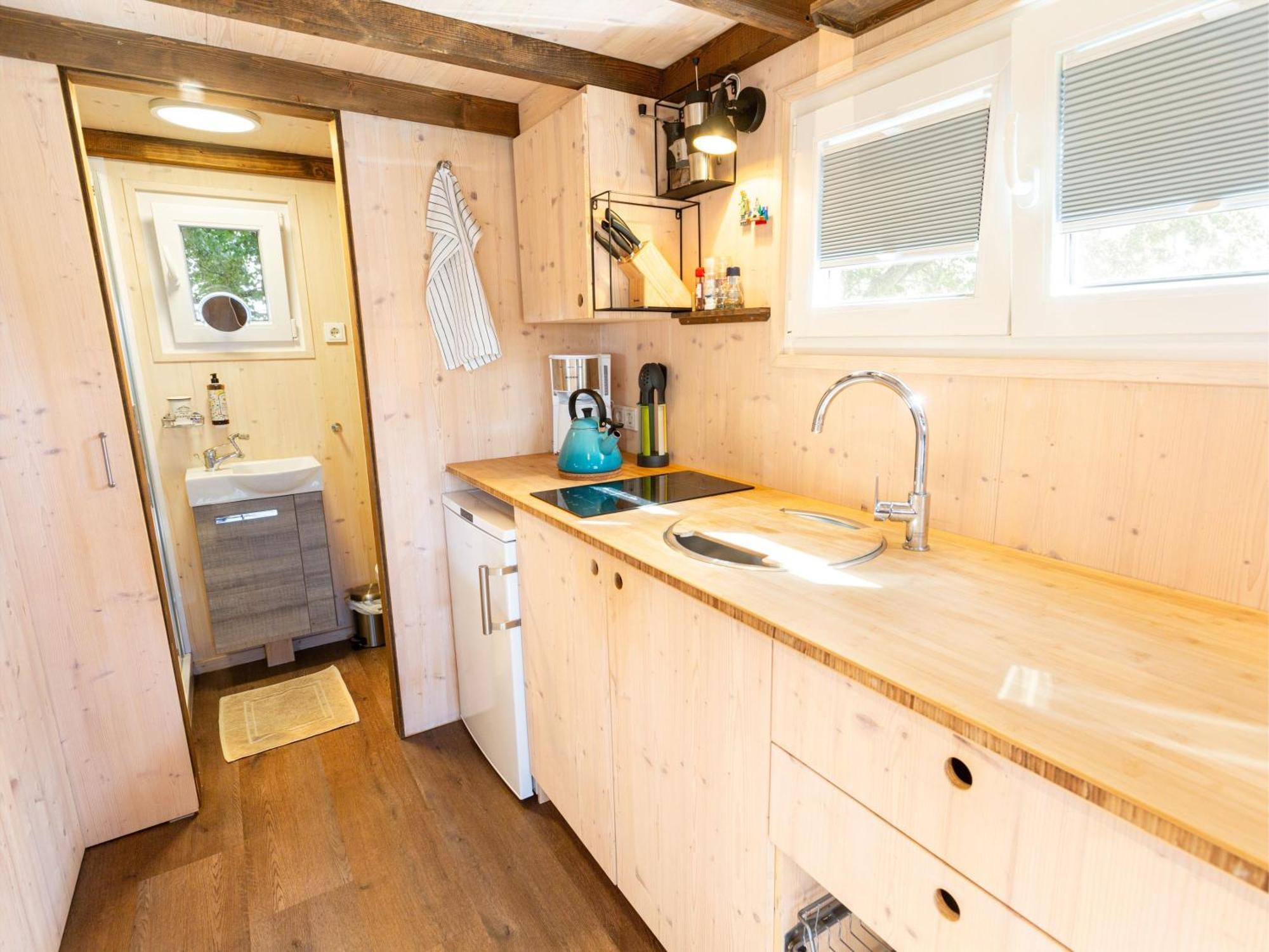 Tiny House Auf Der Alpaka Farm Villa Rubkow ภายนอก รูปภาพ